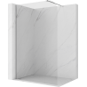Mexen Kioto-P ścianka prysznicowa Walk-in 100 x 200 cm, transparent 8 mm, chrom - 800-100-101-01-00-P