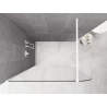 Mexen Kioto-P duschvägg Walk-in 80 x 200 cm, transparent 8 mm, vit - 800-080-101-20-00-P