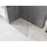 Mexen Kioto-P Duschvägg Walk-in 140 x 200 cm, transparent 8 mm, vit - 800-140-101-20-00-P