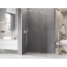 Mexen Kioto-P ścianka prysznicowa Walk-in 140 x 200 cm, transparent 8 mm, biała - 800-140-101-20-00-P