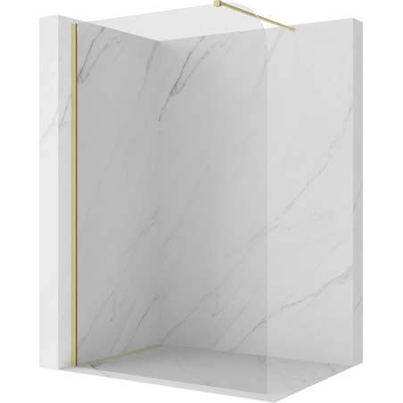Mexen Kioto-P dušisein Walk-in 70 x 200 cm, läbipaistev 8 mm, kuldne harjatud - 800-070-101-55-00-P