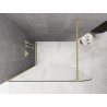 Mexen Kioto-P dušisein Walk-in 70 x 200 cm, läbipaistev 8 mm, kuldne harjatud - 800-070-101-55-00-P