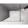 Mexen Kioto-P ścianka prysznicowa Walk-in 120 x 200 cm, transparent 8 mm, gun metal - 800-120-101-95-00-P