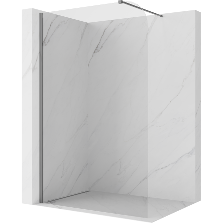 Mexen Kioto-P ścianka prysznicowa Walk-in 120 x 200 cm, transparent 8 mm, gun metal - 800-120-101-95-00-P