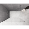 Mexen Kioto-P ścianka prysznicowa Walk-in 140 x 200 cm, transparent 8 mm, gun metal - 800-140-101-95-00-P