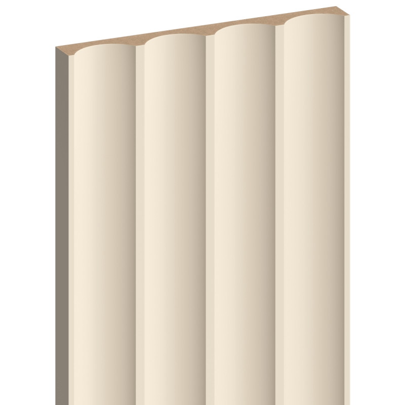 Mexen Strito 01 Strio 01 Muster der geriffelten Wandlamellen, beige - S120-01-303-S