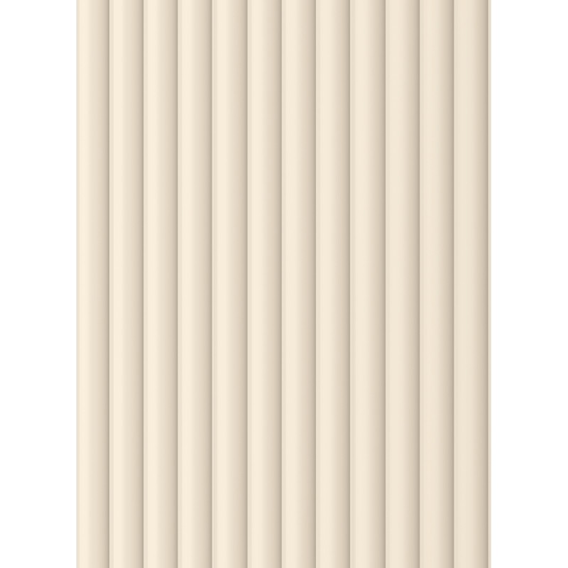 Mexen Strito 01 Strio 01 Muster der geriffelten Wandlamellen, beige - S120-01-303-S