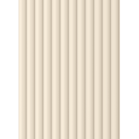 Mexen Strito 01 Strio 01 Muster der geriffelten Wandlamellen, beige - S120-01-303-S