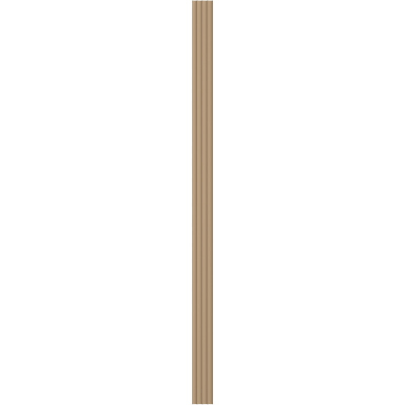 Mexen Strito 01 Strio 01 Muster der gerillten Wandlamellen, Cappuccino - S120-01-304-S