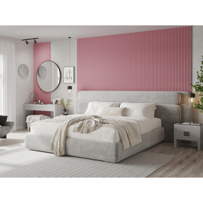 Mexen Strito 01 Strio 01 Probe von geriffelten Wandpaneelen, rosa - S120-01-307-S