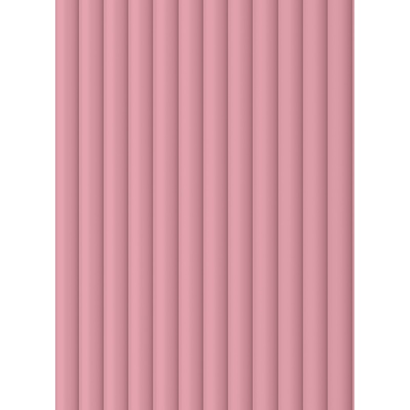 Mexen Strito 01 Strio 01 Probe von geriffelten Wandpaneelen, rosa - S120-01-307-S