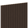 Mexen Ovalo 01 flexible geriffelte Wandlatten 280 x 36 cm, technisches Furnier, Eiche Mocca - S130-280-01-045