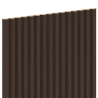 Mexen Ovalo 02 flexible gerillte Wandpaneele 280 x 36 cm, technisches Furnier, Eiche Mocca - S130-280-02-045