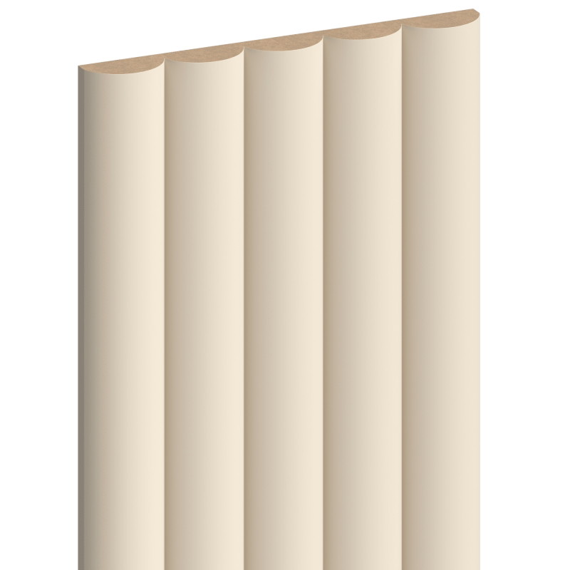 Mexen Strio 02 Probe gerillte Wandlamellen, beige - S120-02-303-S