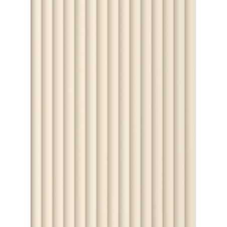 Mexen Strio 02 Probe gerillte Wandlamellen, beige - S120-02-303-S