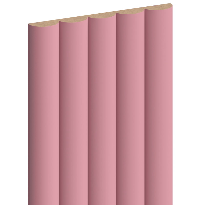 Mexen Strio 02 Probe von gerillten Wandpaneelen, rosa - S120-02-307-S