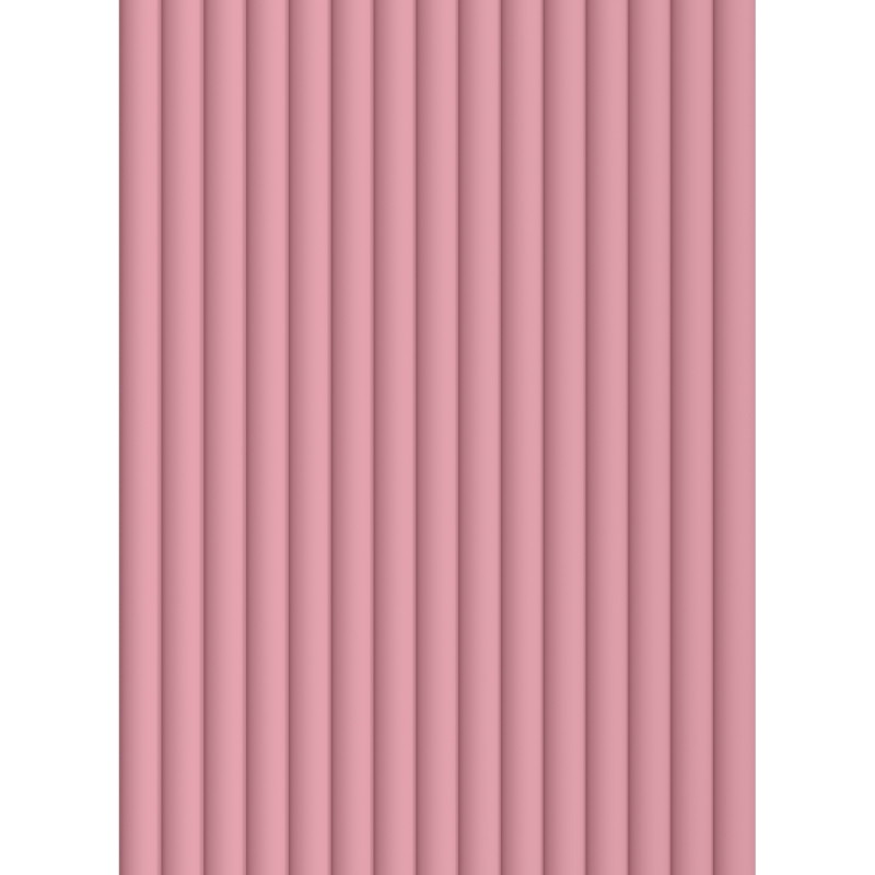 Mexen Strio 02 Probe von gerillten Wandpaneelen, rosa - S120-02-307-S