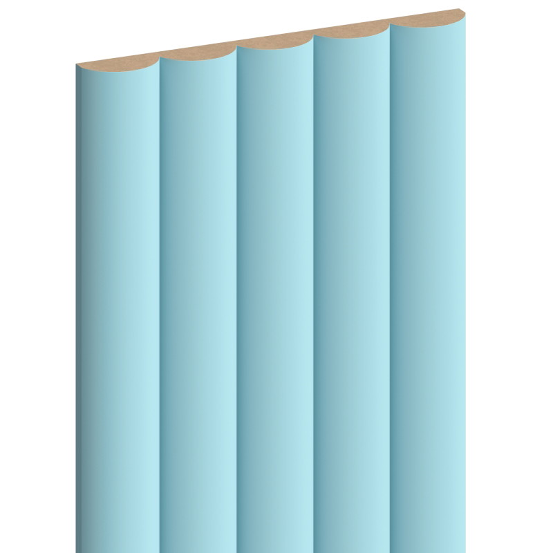 Mexen Strio 02 Probe der gerillten Wandpaneele, blau - S120-02-309-S