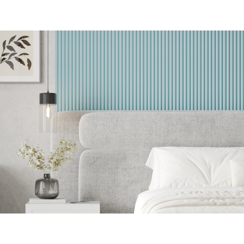 Mexen Strio 02 Probe der gerillten Wandpaneele, blau - S120-02-309-S