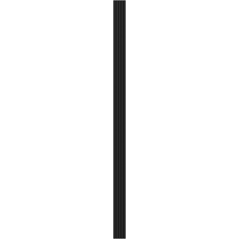 Mexen Strio 02 Probe der gerillten Wandlamellen, schwarz - S120-02-311-S
