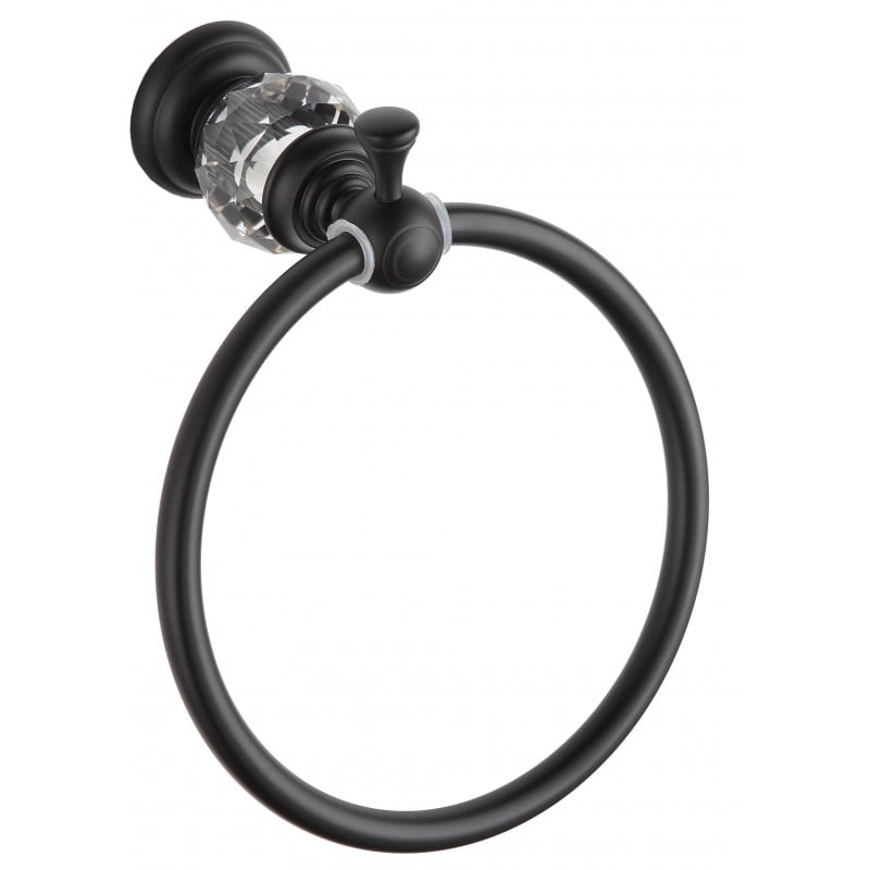 Mexen Estela appendiabiti per asciugamani, nero - 7011532-70