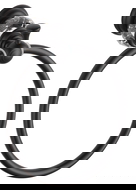 Mexen Estela cabide para toalhas, preto - 7011532-70