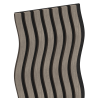Mexen Lam-SF 01 Muster der akustischen Wandpaneele, Technisches Furnier, Graue Eiche - S106-01-043-S