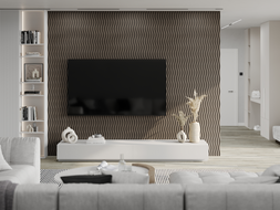 Mexen Lam-SF 01 Muster der akustischen Wandpaneele, Technisches Furnier, Graue Eiche - S106-01-043-S