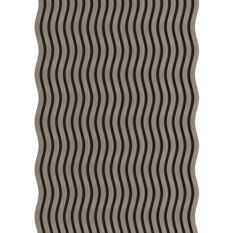 Mexen Lam-SF 01 Muster der akustischen Wandpaneele, Technisches Furnier, Graue Eiche - S106-01-043-S