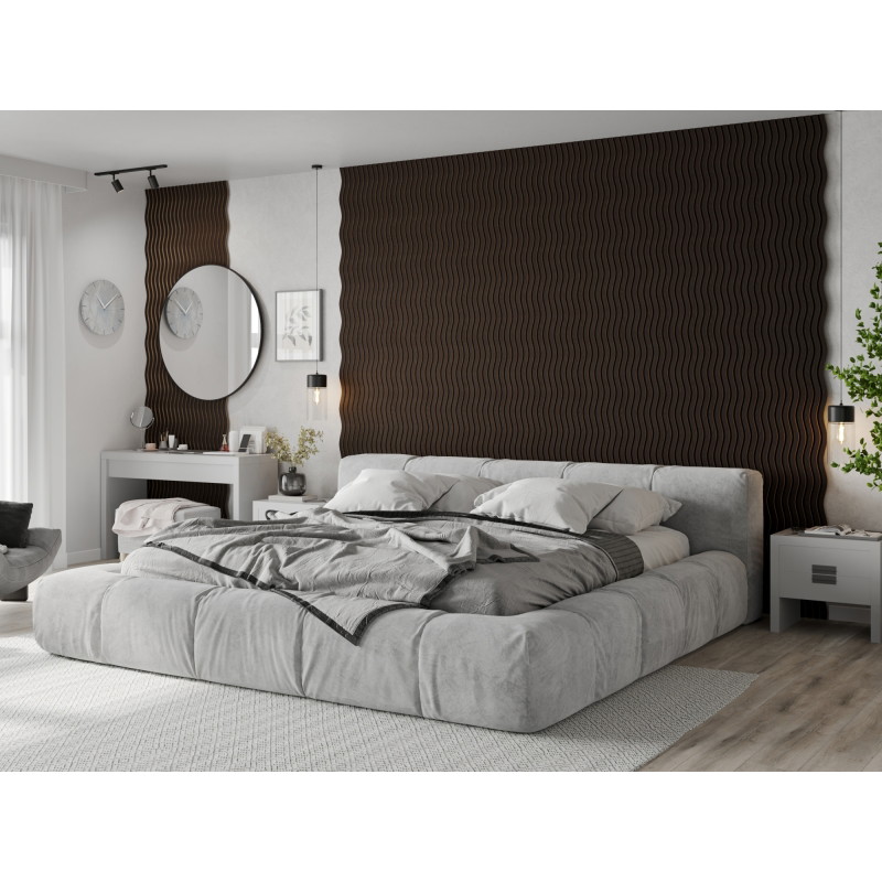 Mexen Lam-SF 01 Muster akustischer Wandlamellen, Filz 9 mm, technisches Furnier, Schwarze Eiche - S106-01-046-S