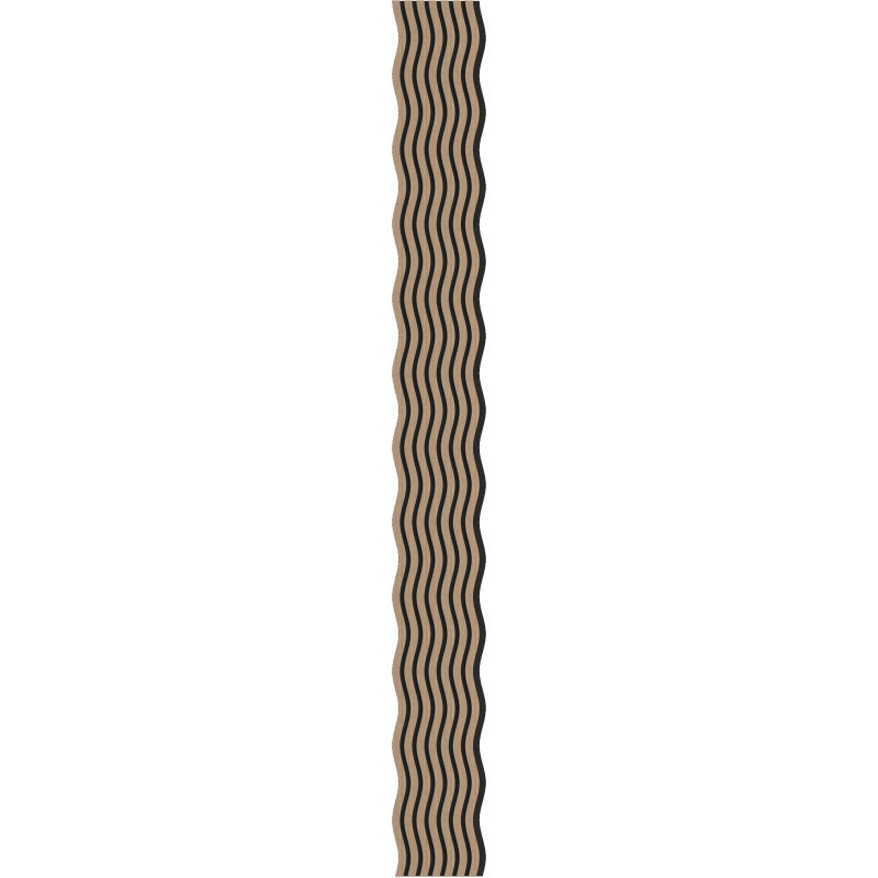 Mexen Lam-SF 01 Probe von Akustik-Wandpaneelen, 9 mm Filz, technisches Furnier, Helle Walnuss - S106-01-047-S