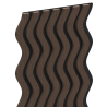 Mexen Lam-SF 02 Probe von akustischen Wandlamellen, Filz 9 mm, technisches Furnier, Eiche Mocca - S106-02-045-S