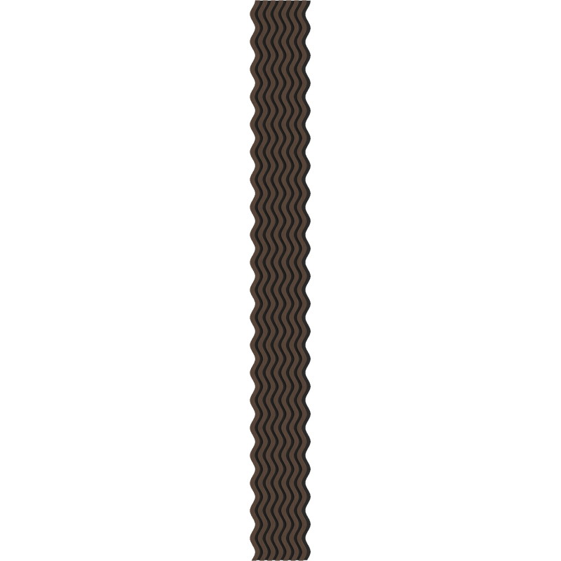 Mexen Lam-SF 02 Probe von akustischen Wandlamellen, Filz 9 mm, technisches Furnier, Eiche Mocca - S106-02-045-S