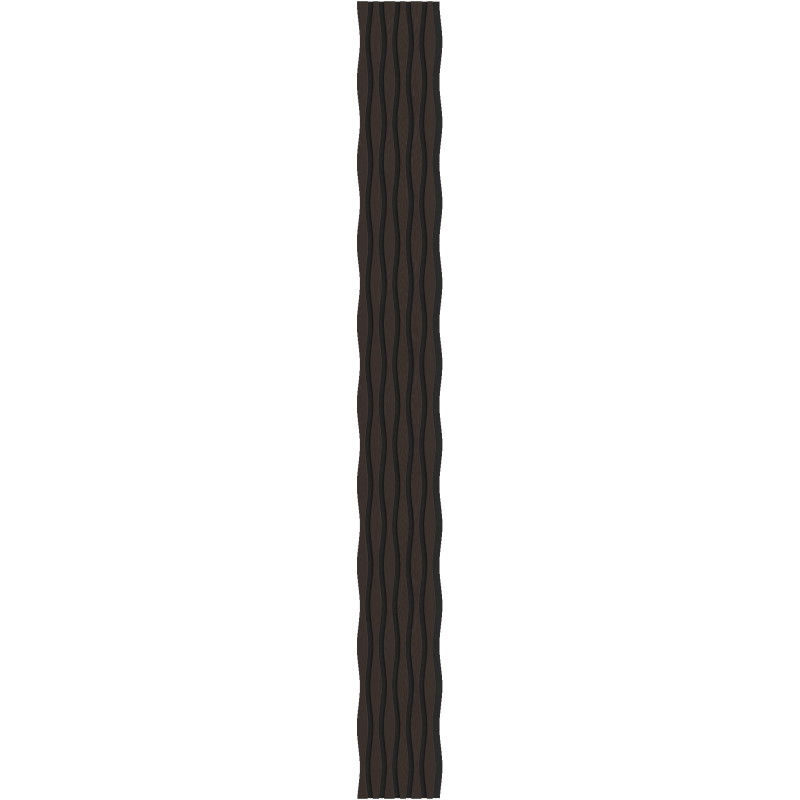 Mexen Lam-SF 01 Lam-SF 26 Probe für akustische Wandlamellen, Filz 9 mm, technisches Furnier, Schwarzeiche - S106-26-046-S