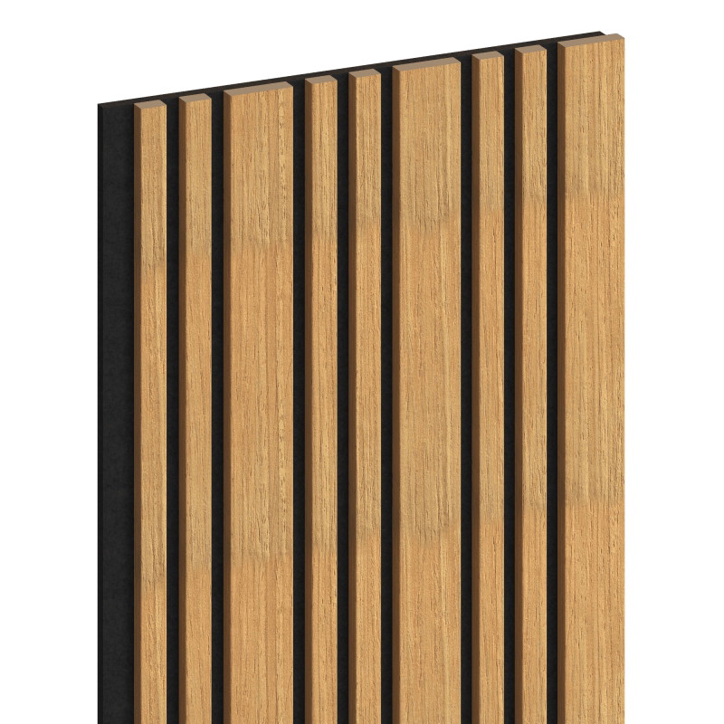 Mexen Lam-F Slim 01 Muster von akustischen Wandpaneelen, 9 mm Filz, technisches Furnier, Eiche Classic - S107-280-01-041