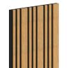 Mexen Lam-F Slim 01 Muster von akustischen Wandpaneelen, 9 mm Filz, technisches Furnier, Eiche Classic - S107-280-01-041