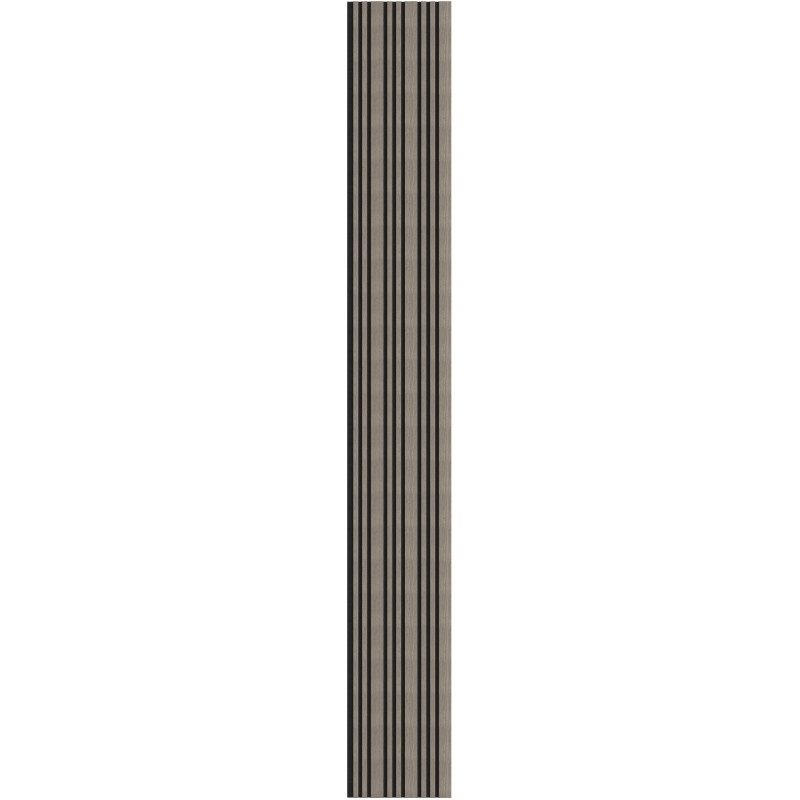 Mexen Lam-F Slim 01 Muster von akustischen Wandpaneelen, Filz 9 mm, technisches Furnier, Graue Eiche - S107-043-S