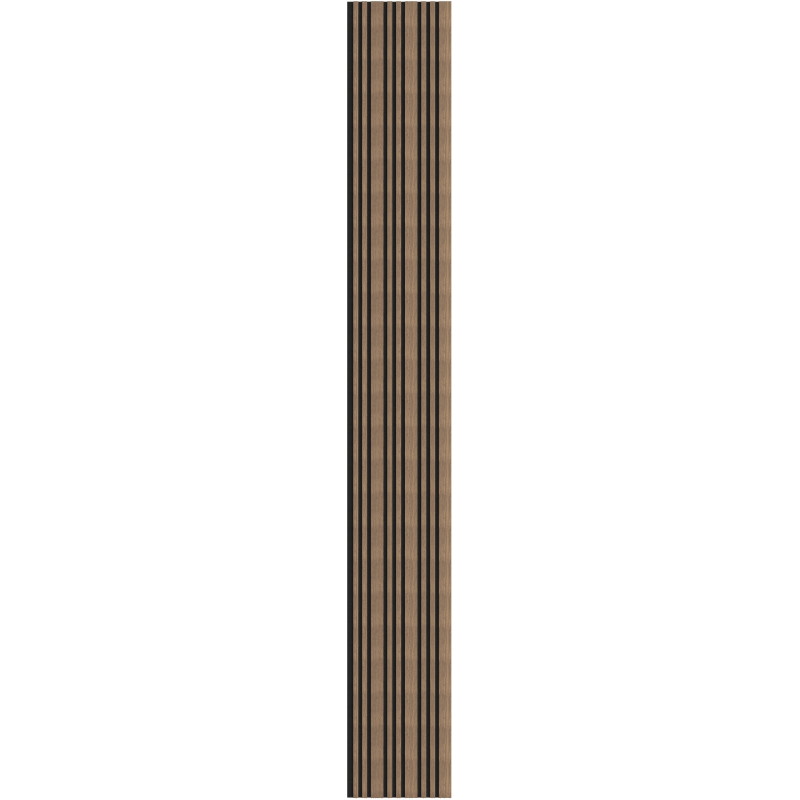 Mexen Lam-F Slim 01 Probe für akustische Wandlamellen, Filz 9 mm, technisches Furnier, Dunkle Walnuss - S107-044-S