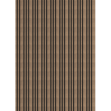 Mexen Lam-F Slim 01 próbka lameli ściennych akustycznych, filc 9 mm, fornir techniczny, Ciemny Orzech - S107-044-S