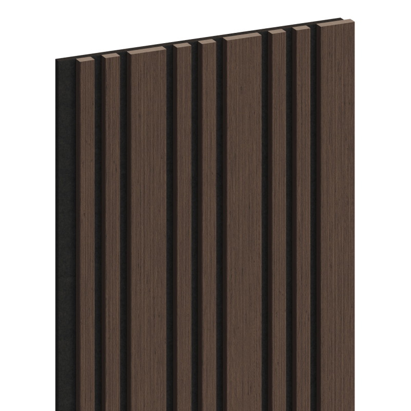 Mexen Lam-F Slim 01 Probe von akustischen Wandpaneelen, 9 mm Filz, technische Furnier, Eiche Mocca - S107-045-S