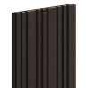 Mexen Lam-F Slim 01 Probe von akustischen Wandlamellen, Filz 9 mm, technisches Furnier, Schwarze Eiche - S107-046-S