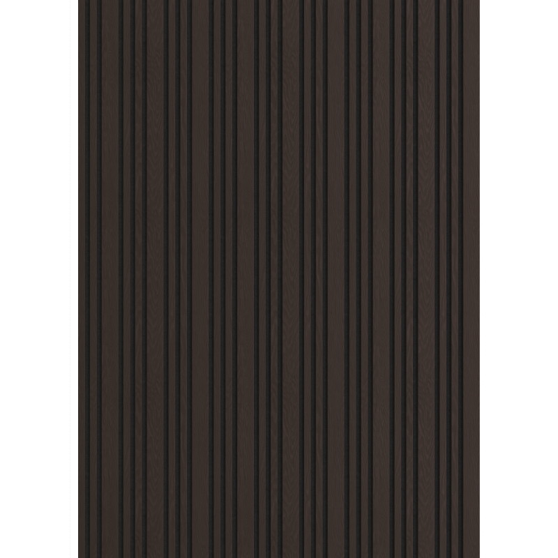 Mexen Lam-F Slim 01 Probe von akustischen Wandlamellen, Filz 9 mm, technisches Furnier, Schwarze Eiche - S107-046-S