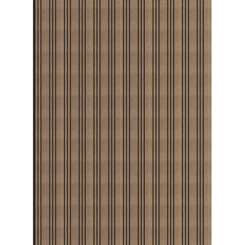 Mexen Lam-F Nano 01 Probe von akustischen Wandlamellen, Filz 5 mm, technisches Furnier, Dunkle Walnuss - S108-044-S