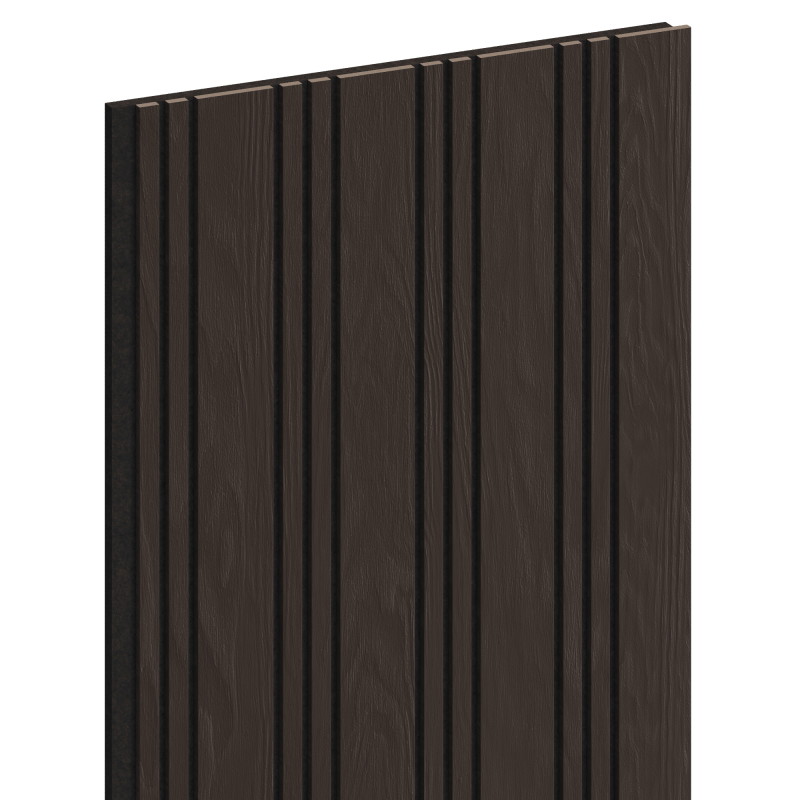Mexen Lam-F Nano 01 Muster von akustischen Wandlamellen, Filz 5 mm, technisches Furnier, Schwarze Eiche - S108-046-S