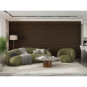 Mexen Form 01 Probe einer akustischen Wandtafel, Filz 9 mm, technisches Furnier, Eiche Mocca - S111-01-045-S