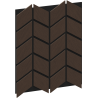 Mexen Form 03 Probe einer akustischen Wandtafel, Filz 9 mm, technisches Furnier, Eiche Mocca - S111-03-045-S