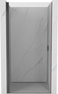 Mexen Mist-B drzwi prysznicowe uchylne 100 cm, transparent, gun gray szczotkowany - 8A2-100-000-66-00