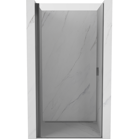 Mexen Mist-B svängbar duschdörr 95 cm, transparent, gun metal - 8A2-095-000-95-00