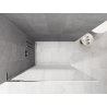 Mexen Kioto L ścianka prysznicowa Walk-in 70 x 200 cm, ombre biała 8 mm, chrom - 800-070-103-01-86