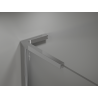 Mexen Kioto L Duschvägg Walk-in 100 x 200 cm, ombre vit 8 mm, krom - 800-100-103-01-86